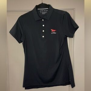 Peter Millar US Open Black Button Down Polo Shirt - NWT